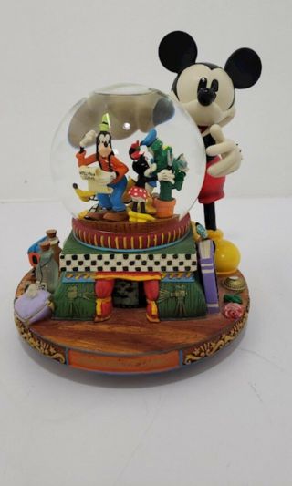 Disney Snow Globe,  Water Globe,  Music Box 100 Years Of Magic