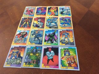 1991 Impel Marvel Universe Series Ii Complete (162 Card) Set Near To