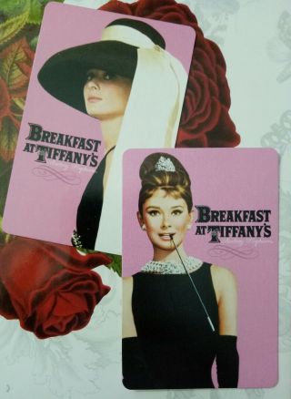 Playing Card Pair Swap Card Lady Audrey Hepburn Breakfast At Tiffany 