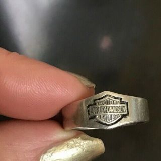 Harley Davidson Sterling Silver Ring