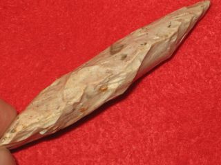 Authentic Native American artifact arrowhead Missouri knife / blade Q17 3