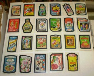 1975 Vintage Topps Wacky Packages 13th Series 13 Partial Set 23/30 W/extras
