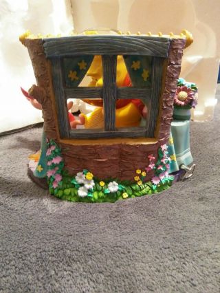 Disneys ' Winnie the Pooh In Hunny Jar and Piglett too,  Snow Globe Music Box. 5