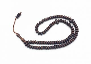 Olive Wod Tasbih 99 Prayer Beads,  Islamic Gift,  Muslim Rosary,  Worry Beads