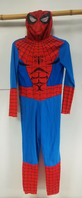 Halloween Costume Spiderman Size M 8 Boy Fantasy Dress Up Play Outfit Cosplay D3