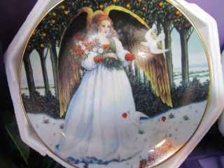 Midnight Angel & The Renaissance Angels Plates Set of Two Ga - A - 16 5