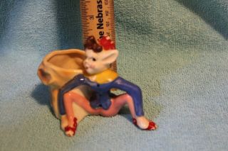 Vintage Pixie / Elf Ceramic Planter Marked Made In Japan 101