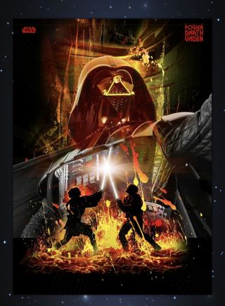 2019 Topps Star Wars Card Trader The Power Of Darth Vader Fury 3 Digital Insert