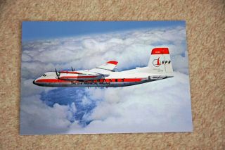 Eastern Provincial Airways Of Canada Handley Page Herald Airliner Postcard