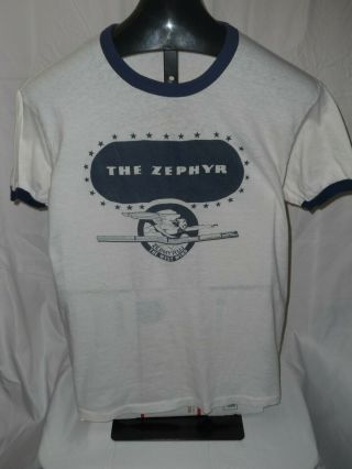 Vintage 1980s California Zephyr T Shirt Size Xl Amtrak Train Railroad