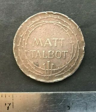 Ireland Sterling Silver Medal Of Irish Ascetic Matt Talbot,  Alcoholism,  Numbered