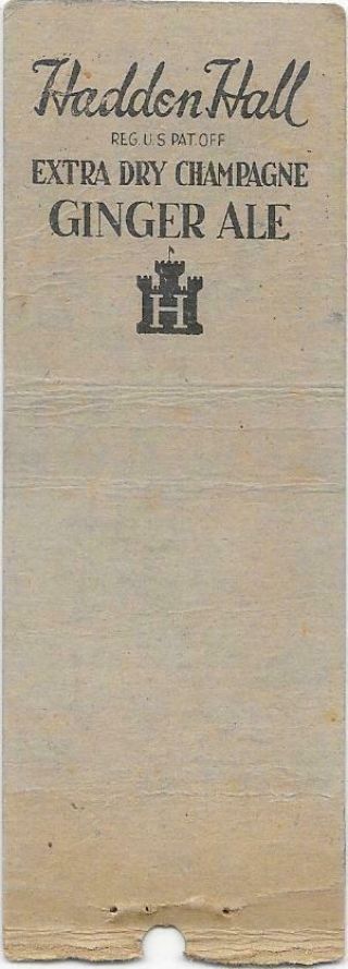 Edelweiss Beer Matchbook - Chicago,  IL - Green River Soda - Hadden Hall Ginger Ale 3
