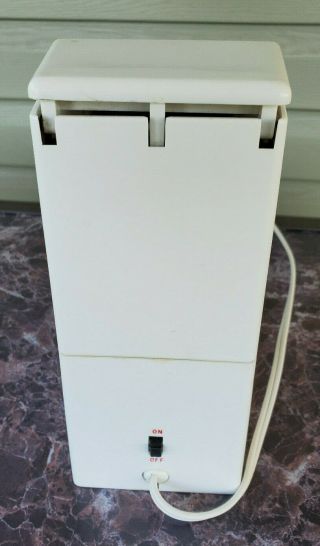 VINTAGE RIVAL ELECTRIC ICE CRUSHER WITH REMOVABLE ICE CANISTER MODEL 840 WHITE 4
