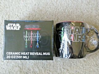 Star Wars Heat Changing Logo Lightsaber Coffee Mug
