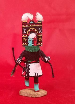 Zuni Indian Hemis Kachina - Native American Figure Doll Art - Signed