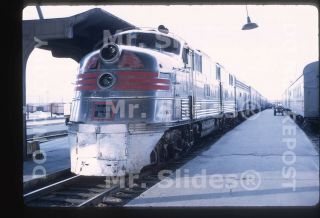 Slide C&s Colorado & Southern Cb&q Texas Zephyr E5a 9952a W/psgr Train