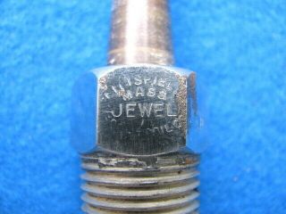 Vintage,  rare,  antique 1906 PITTSFIELD SPARK COIL JEWEL mica spark plug,  early m 3