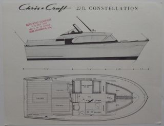 13 Vintage Set Chris Craft Leaflets Cruisers Boats Rodi Boat Co Ft Lauderdale Fl
