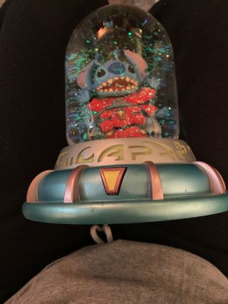 Lilo & Stitch Disney Water Alien Capsule Pod Snow Globe