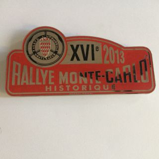 Rallye Monte Carlo 2o13 Historique Car Grill Badge Emblem Logo Metal Enamled Car