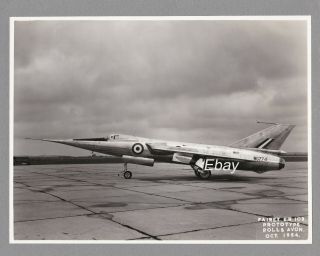 Fairey Fd.  2 Wg774 Mos Atp Photo 1954 Rare