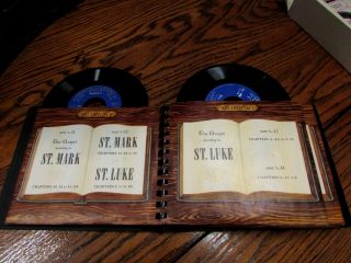 Holy Bible,  Complete Testament,  Audio Book Co. ,  1953,  Vinyl Records,  Boxed
