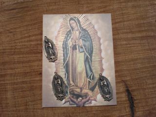 Milagro Virgen Mary Set Of 10 Milagros Charms Ex Votos Antiqued Silver Virgin