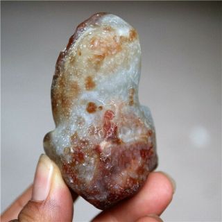 113g Tumbled Rough Gemstone Specimen Banded Agate Stone Collector Botswana
