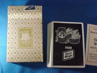 1960s Gypsy Witch Playing Cards,  Fortune Telling Card Deck From Oscar Mayer