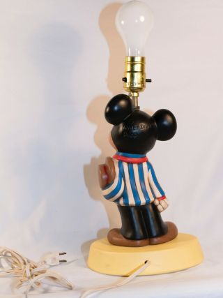 Vintage Mickey Mouse Ceramic Lamp by Walt Disney Productions 4