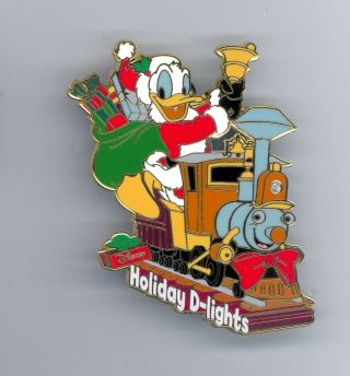 Disney Institute Holiday D - Lights Donald Duck Casey Jr.  Train Dumbo Pin Rare