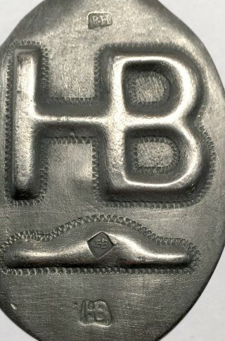 1795 Hudsons Bay Beaver Fur Trade Trinket Medal HB Touch Mrks 2