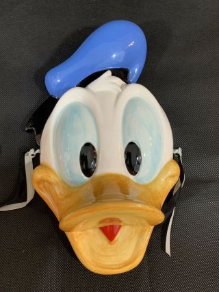 Walt Disney Vtg Donald Duck Only Ceramic Wall Mask Schmid 1980s