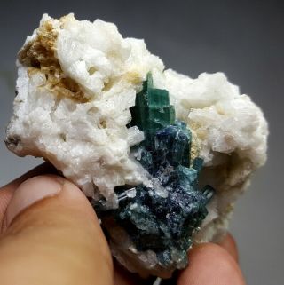 69 Grams Top Quality Bunch Of Indicolite Tourmaline Specimen From Paprok Afg