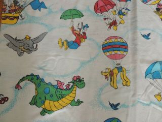 Rare Walt Disney Productions Pete Dragon Mickey Mouse Bedspread Coverlet