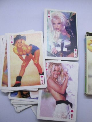 Playboy playing cards.  36 cards.  2002. 4