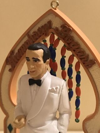 Carlton cards Humphrey Bogart “Bogie” Casablanca ornament “play it again sam” 5