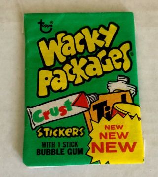 Wacky Packages 12th Series Wax Pack 85 Fold