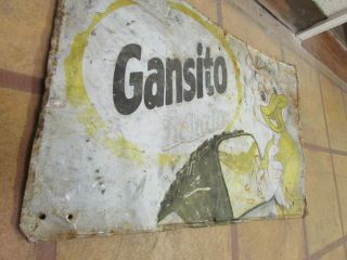 Old Gansito Sign Mexican Restaurant Bar - Vintage - Metal - Wall - 16x24 in - Pan - Bakery 5