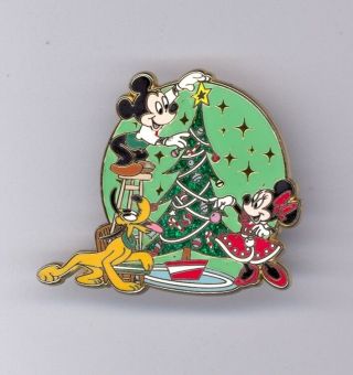 Uk Disney Store Share The Magic Mickey Minnie Mouse Pluto Christmas Tree 250 Pin