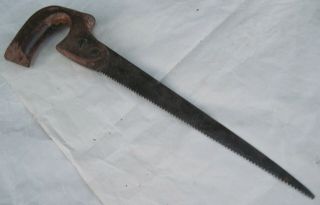Vintage Henry Disston & Sons Keyhole Hand Saw Marked General Railway Signal Co.