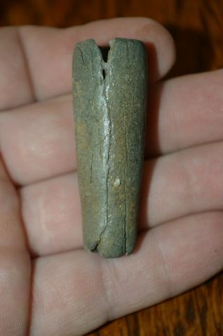 Woodland Steatite Tube Pipe Cocke Co,  Tennessee 2 x.  75 Great Example 3