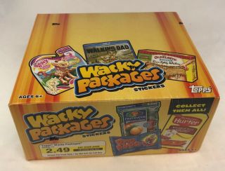Wacky Packages Stickers Series 11 Topps 2013 Wax Box Retail 16 Packs