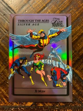 2019 Ud Flair Marvel Through The Ages - Silver Age Ttas - 7 X - Men