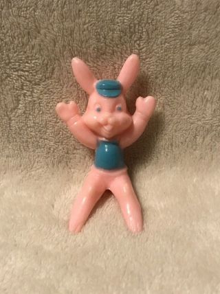 Vintage Rosen Rosbro Plastic Easter Bunny Replacement Figure For Model T Car