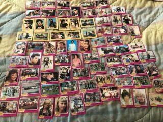 Grease Movie Series 1 Vintage Cards 64 Cards 11 Stickers Paramount Pictures 1978