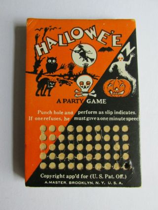 Vintage Halloween Novelty Toy Hallowe 