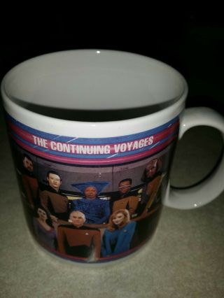 Vintage 1992 Star Trek Uss Enterprise Coffee Cup Mug The Next Generation