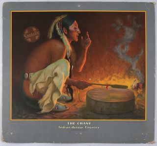 Vintage 1934 The Chant Indian - Detour Country Santa Fe Railroad Fine Art Print
