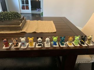 Disney Vinylmation Park Series 2 Full Set With Rare Pongo Chaser And Cards